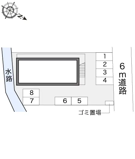 ★手数料０円★青梅市藤橋２丁目　月極駐車場（LP）